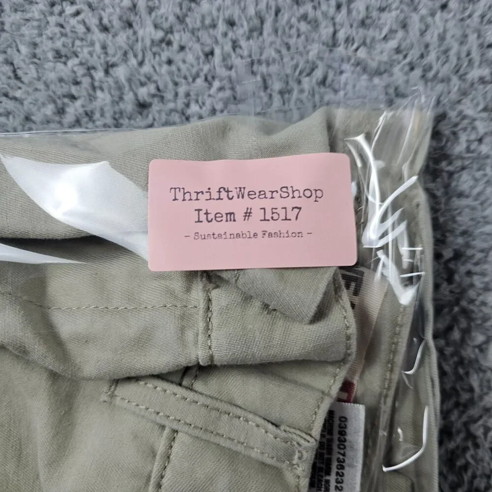 Levis Cargo Shorts Mens 34 Khaki Baggy Loose Y2K Skater Workwear Hike Casual